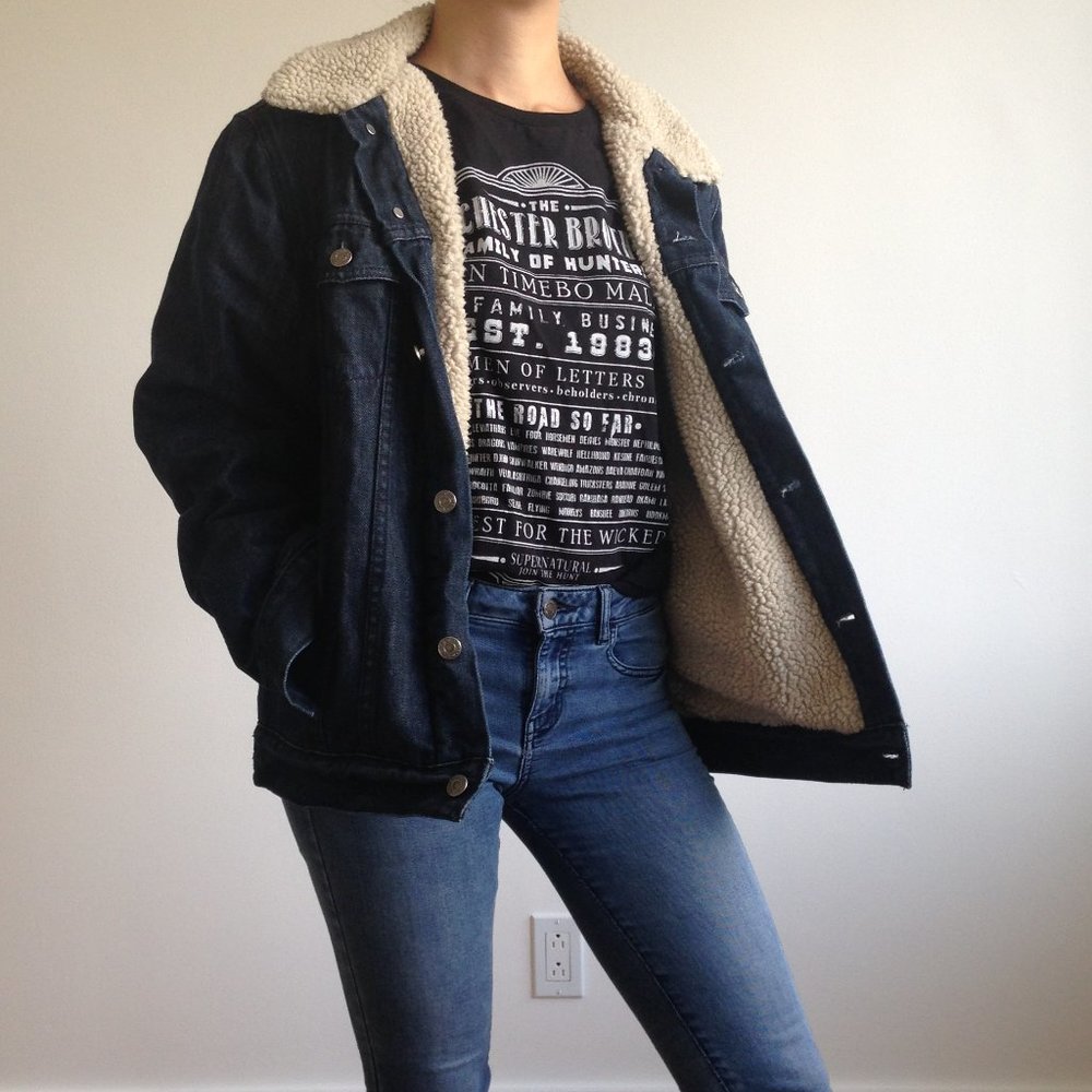 Levi's - Sherpa Trucker Denim Jean Jacket